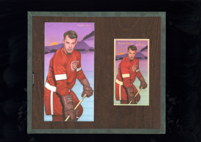 Picture, Helmar Brewing, Hockey Icers Card # 30, GORDIE HOWE, Evening, Detroit Red Wings